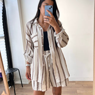 Short en gaze de coton