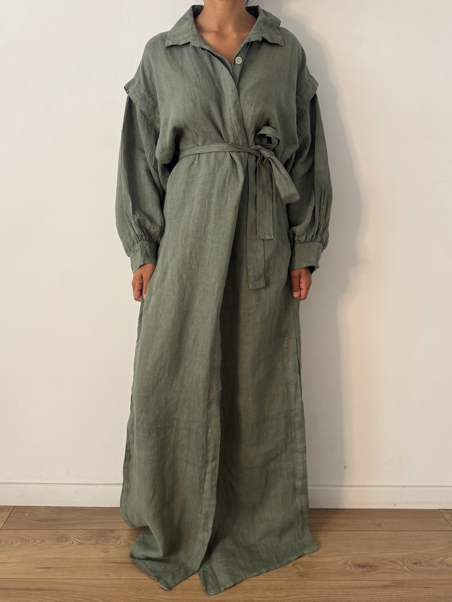 Robe kimono 100% Lin - 5 Coloris