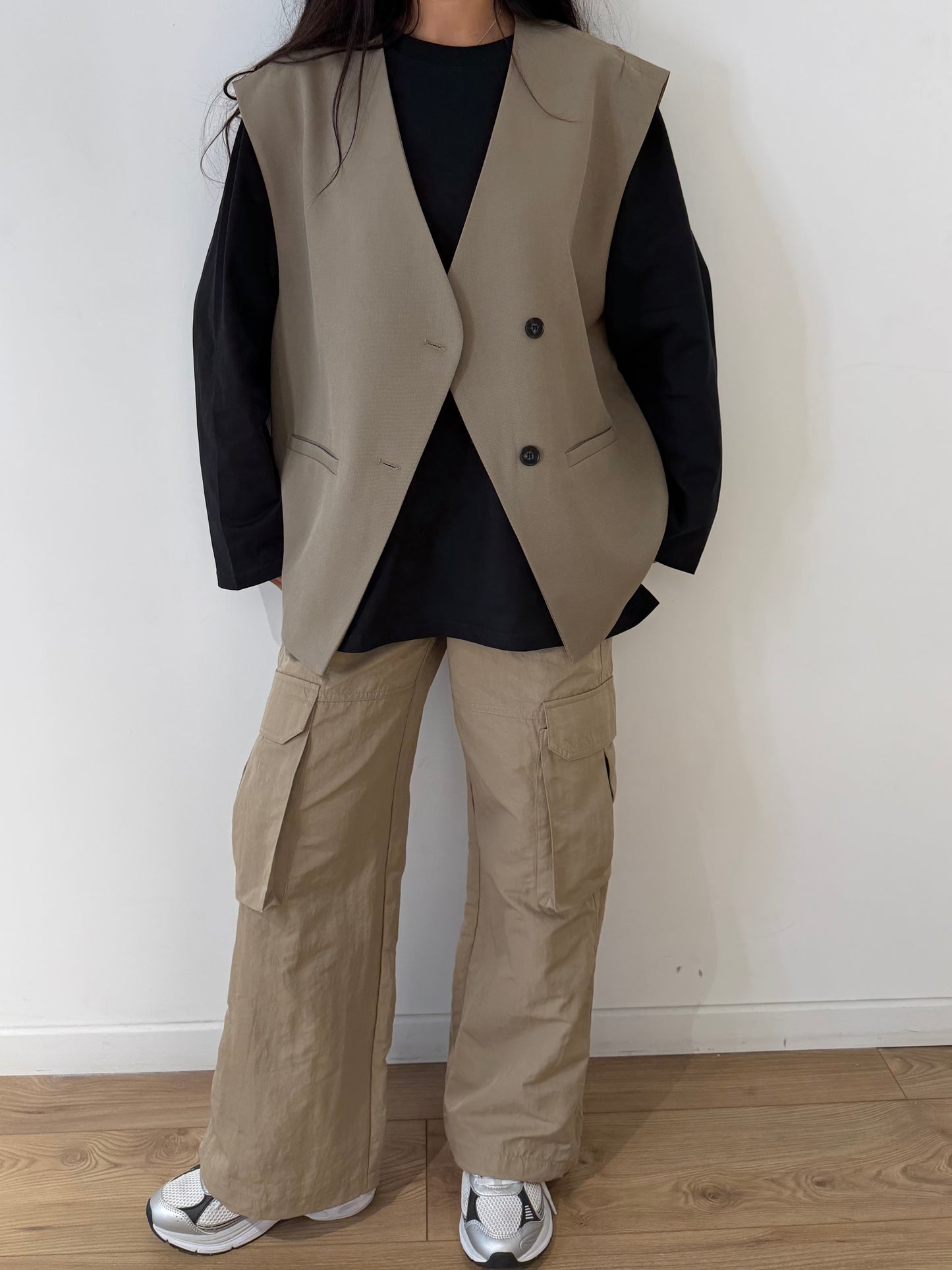Haut Manche Longue Oversize 100% Coton Premium - Col rond