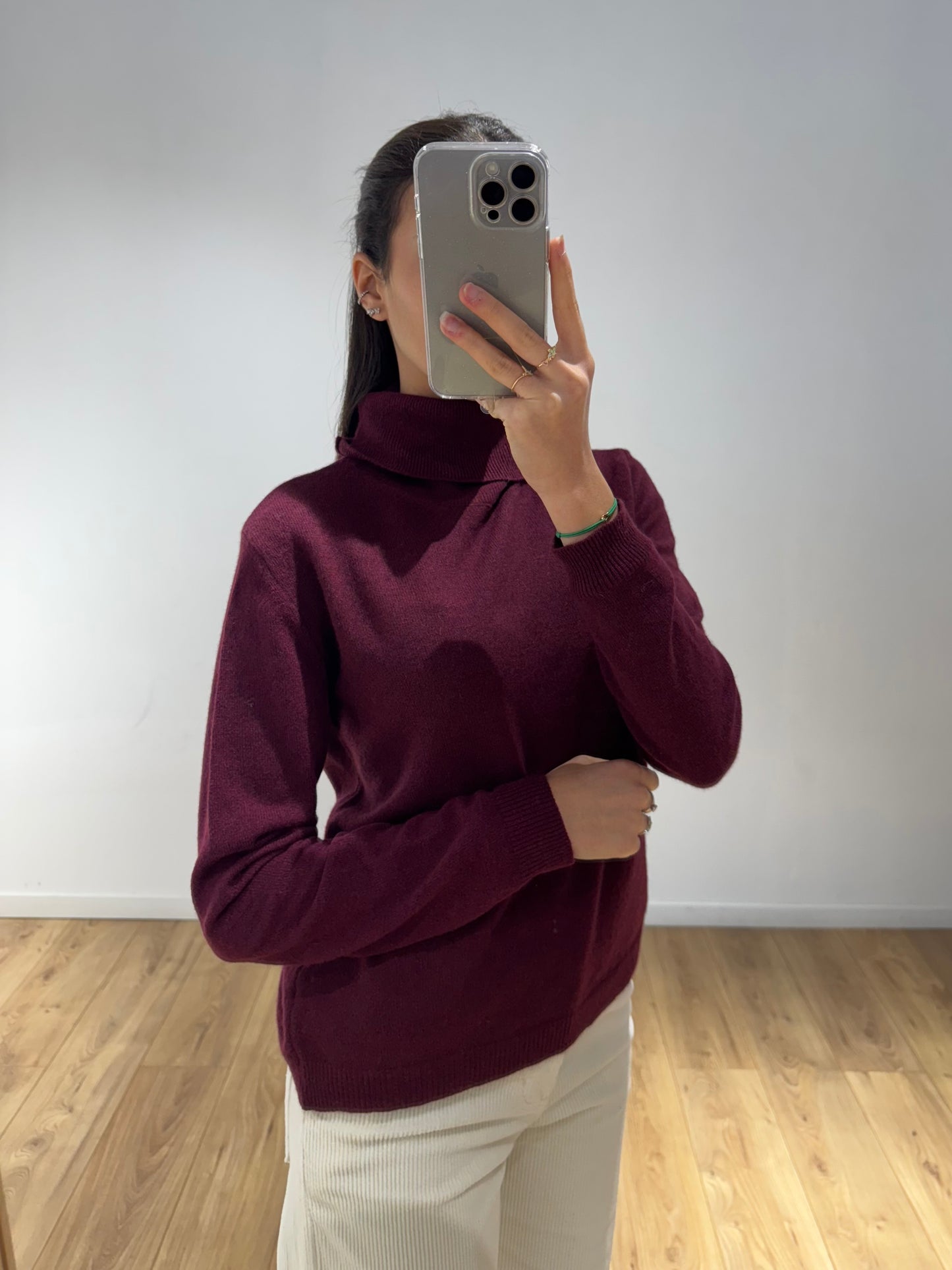Pull col roulé en Laine et Cachemire - 6 coloris