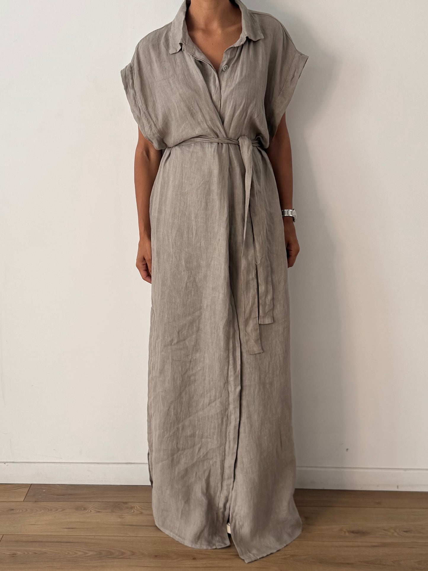 Robe kimono 100% Lin - 5 Coloris
