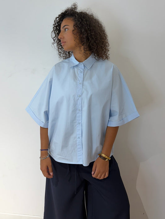 Chemise en coton manches courtes
