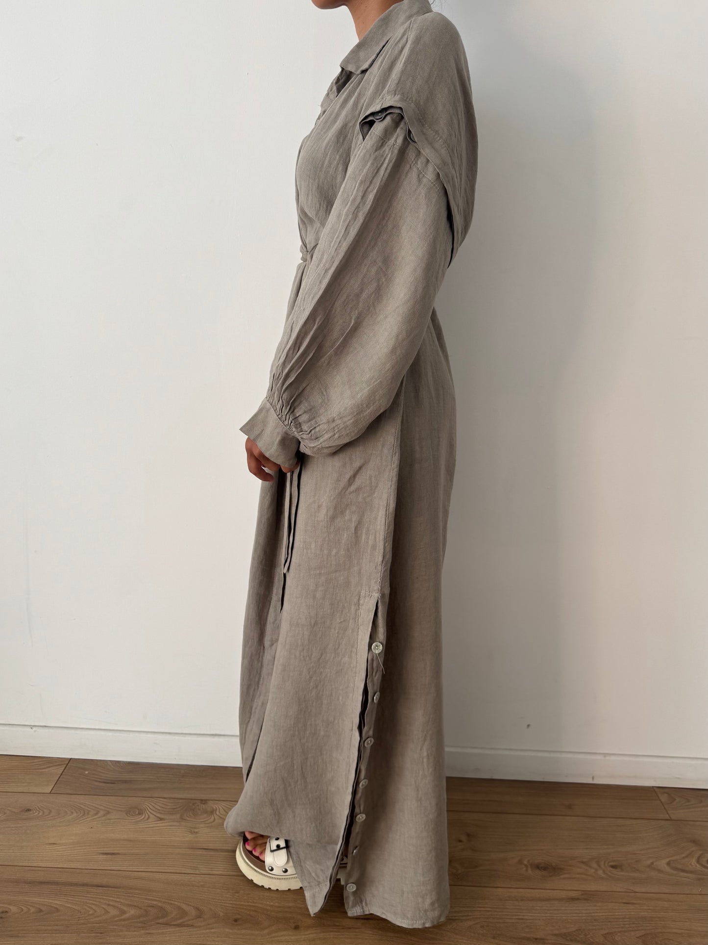 Robe kimono 100% Lin - 5 Coloris