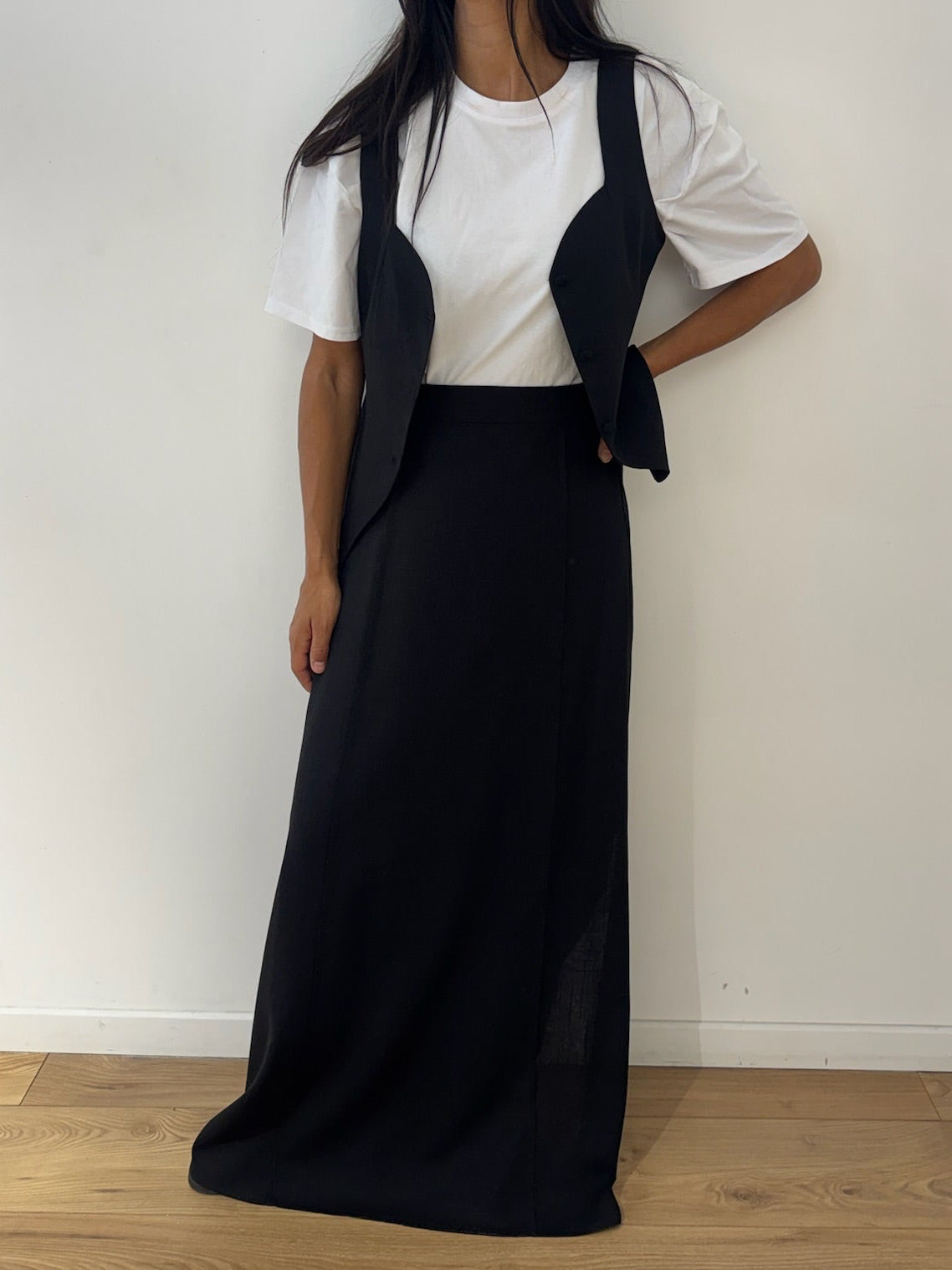 Ensemble Top & Jupe Longue en Lin