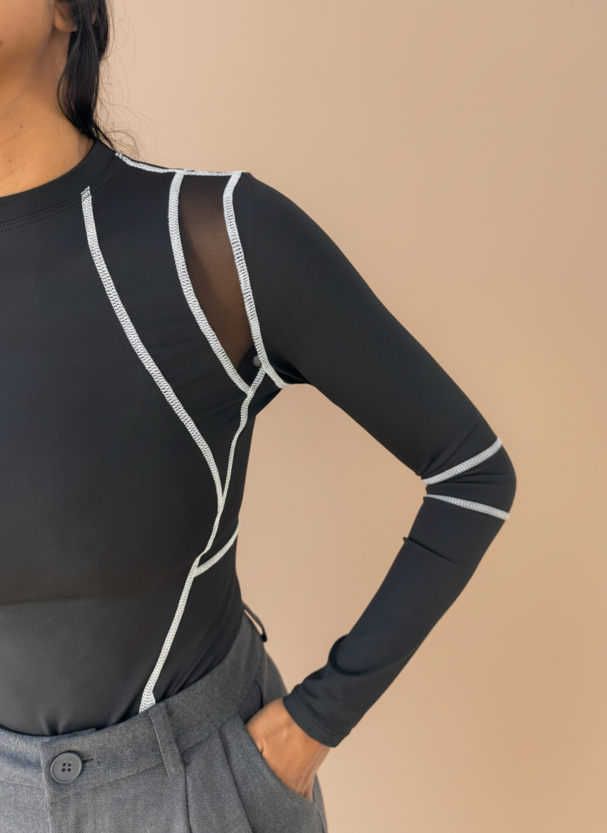 Body Détail Surpiqué