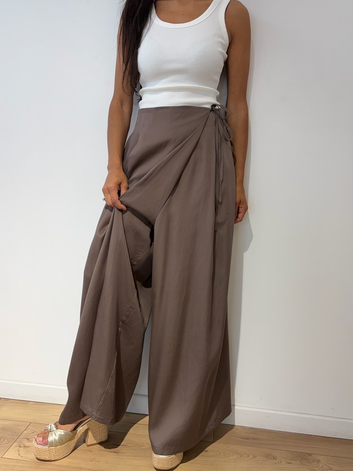Pantalon style jupe - 2 Coloris