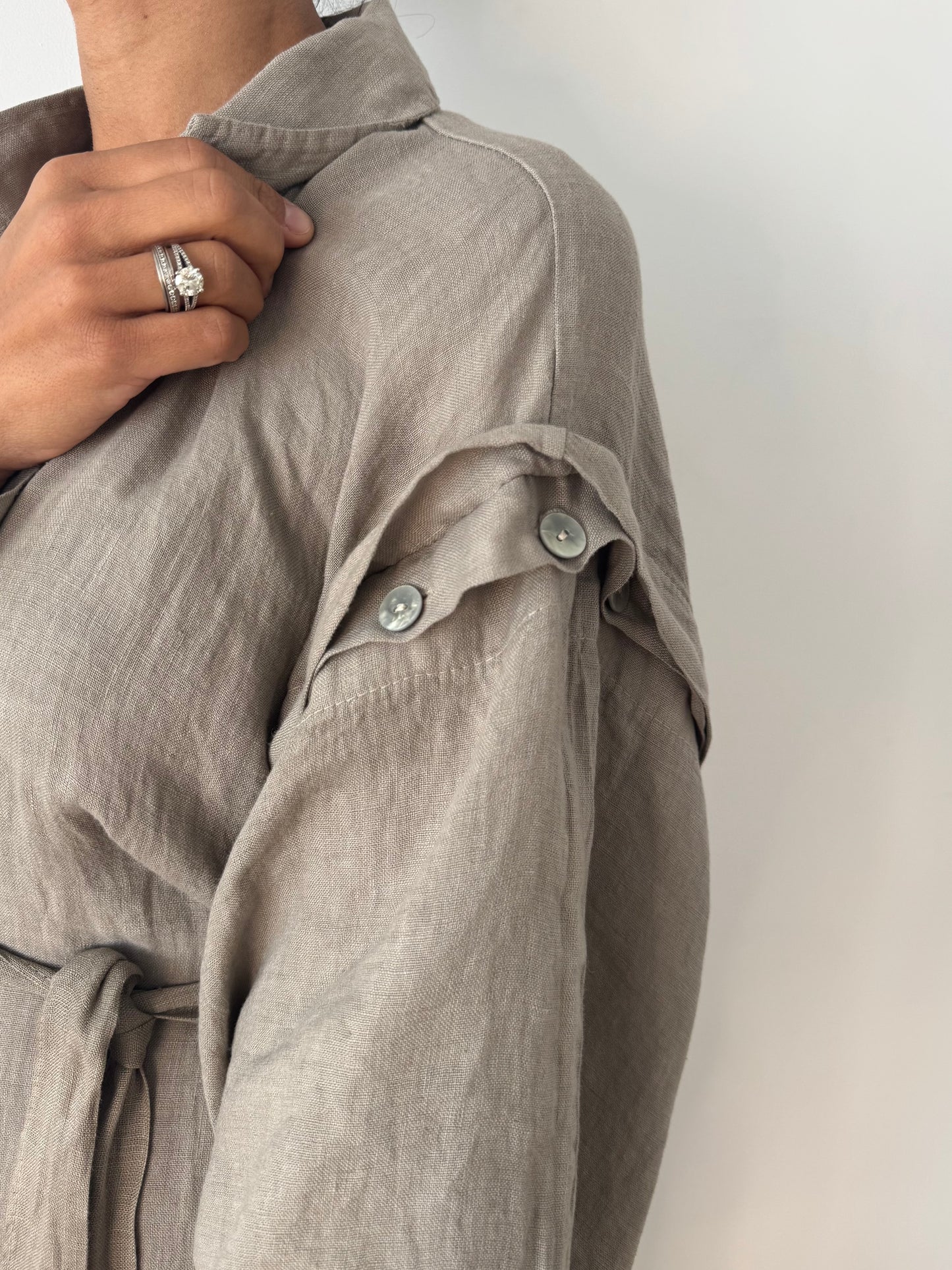 Robe kimono 100% Lin - 5 Coloris