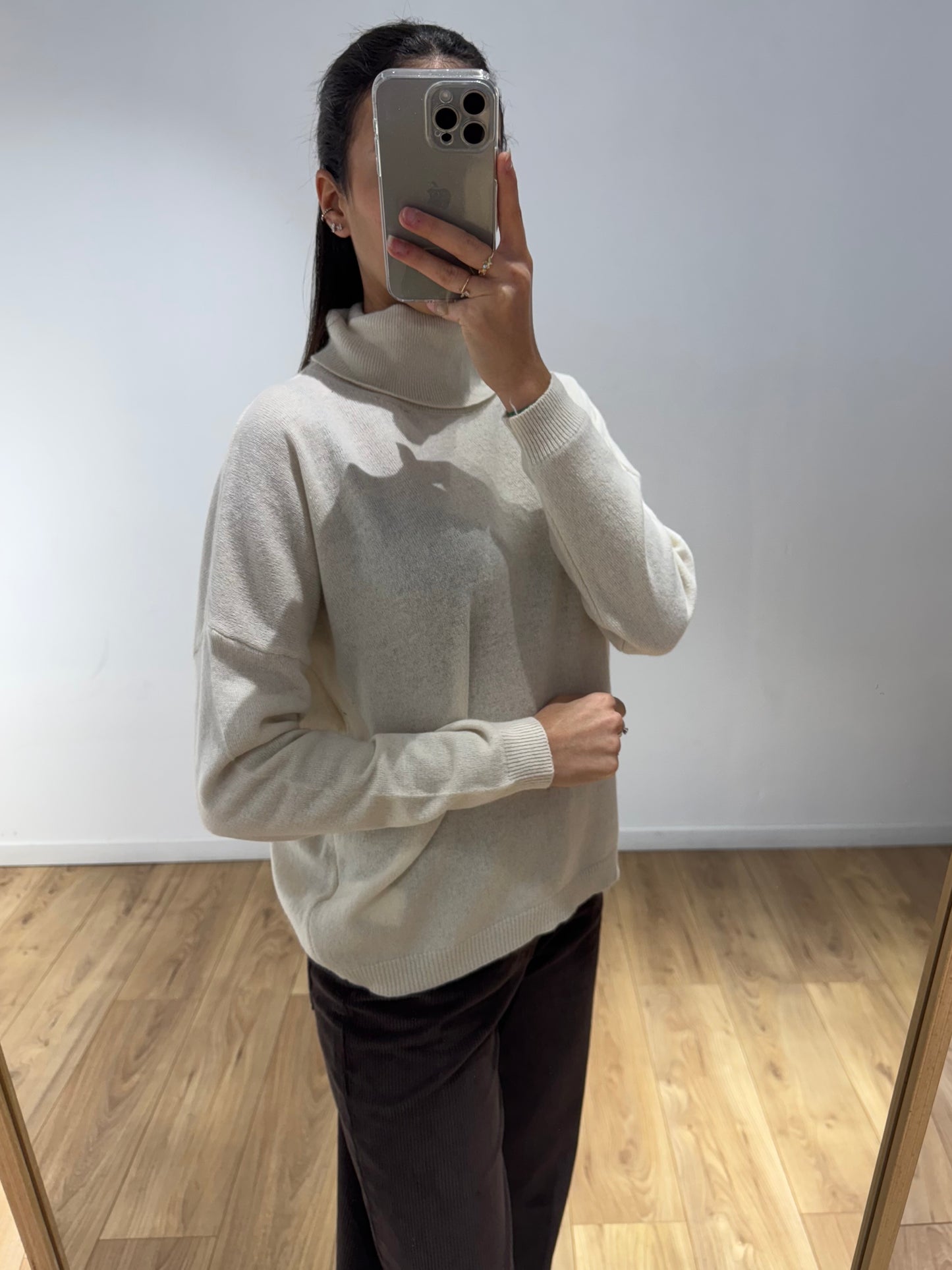 Pull col roulé en Laine et Cachemire - 6 coloris