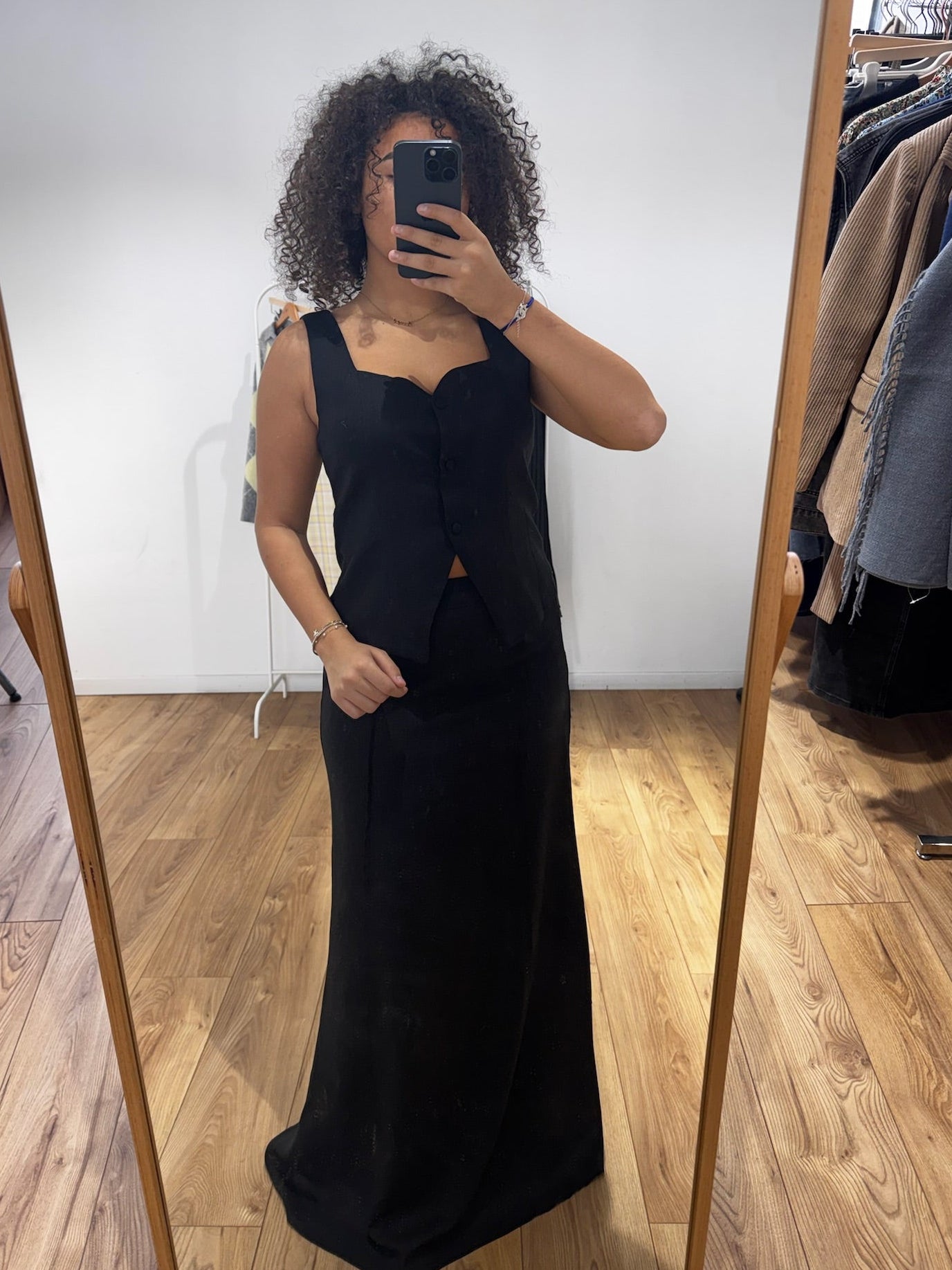 Ensemble Top & Jupe Longue en Lin