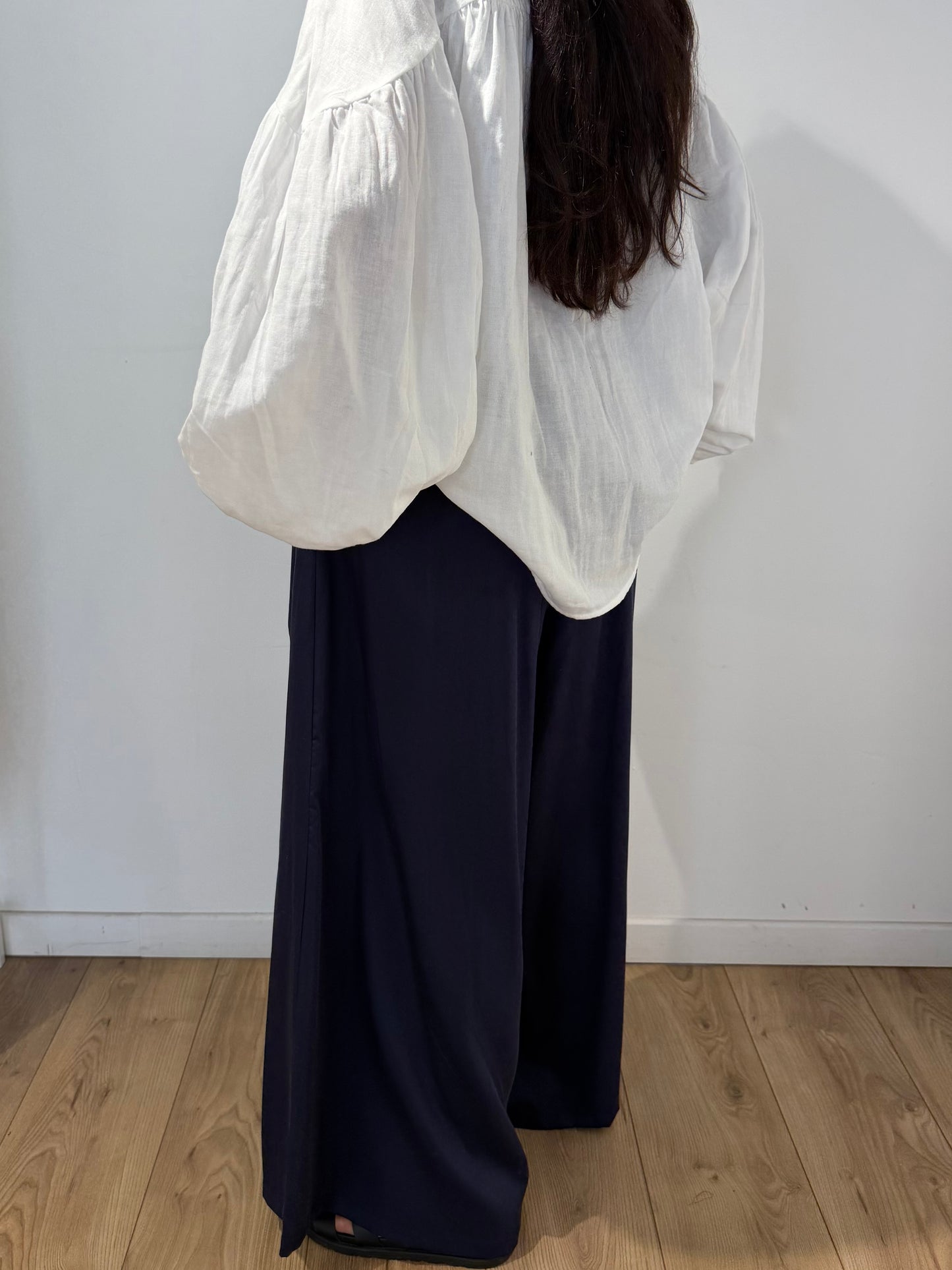 Chemise Manches bouffantes 100% Coton - 3 Coloris