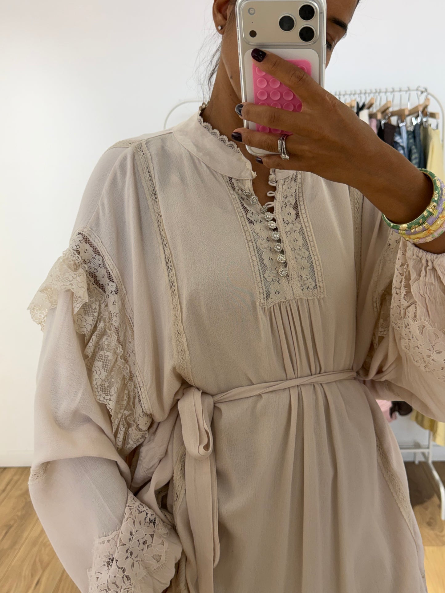 Collection Premium – Robe bohème Coachella avec ceinture