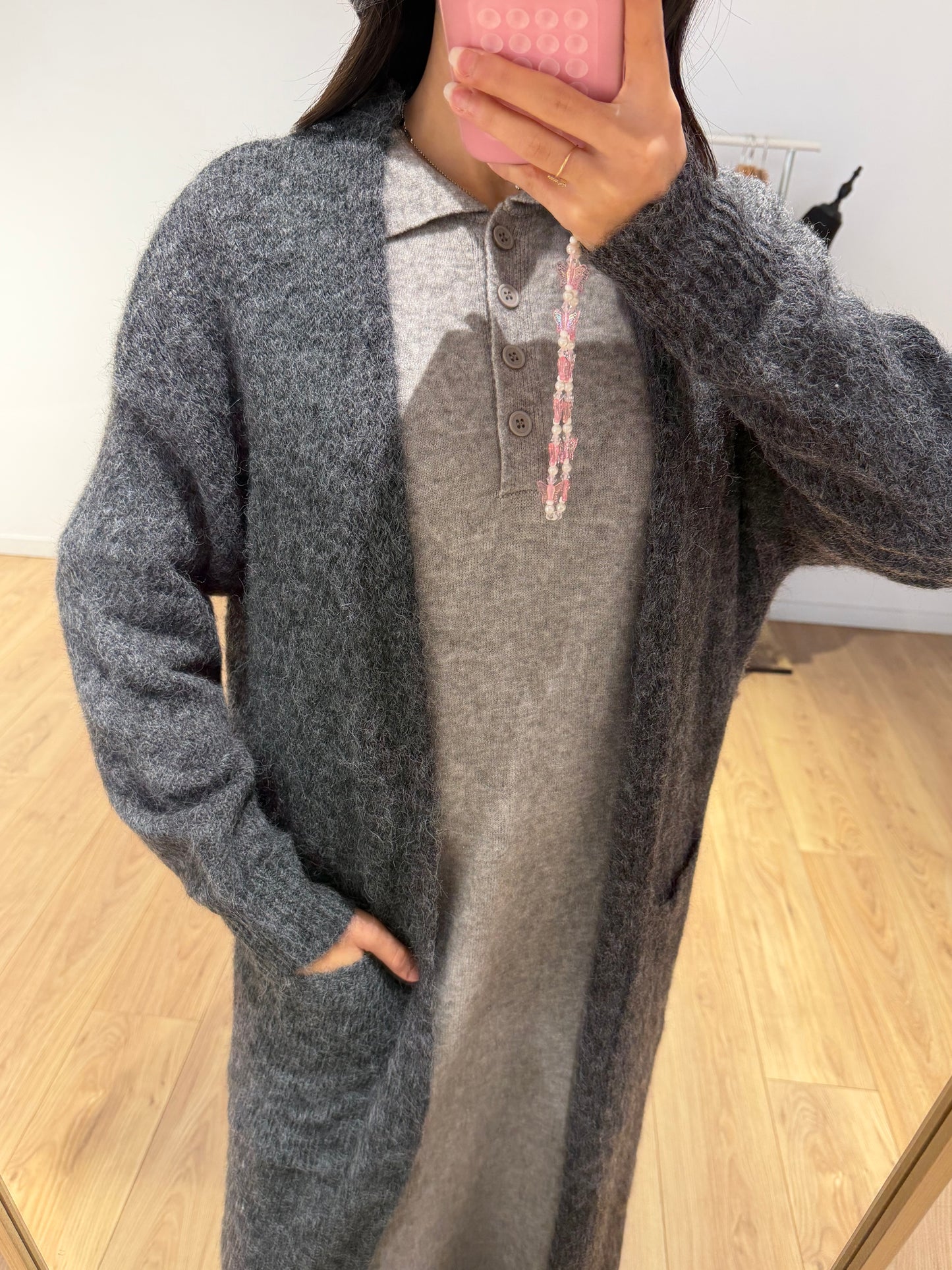 Robe Longue Col Polo