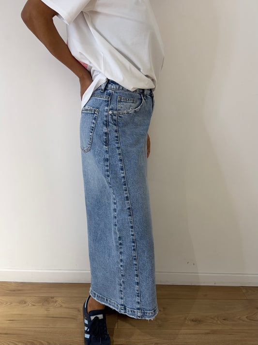 Bermuda Jean Femme 7/8 Oversize Taille Haute – Coupe Large