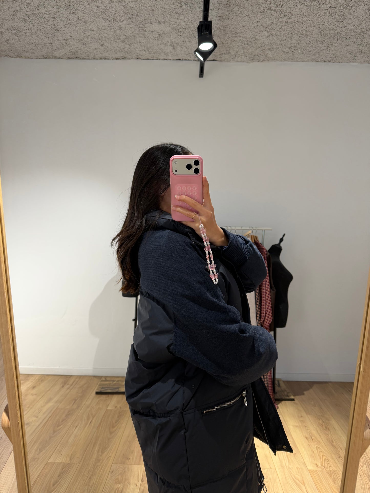 Doudoune bi matière