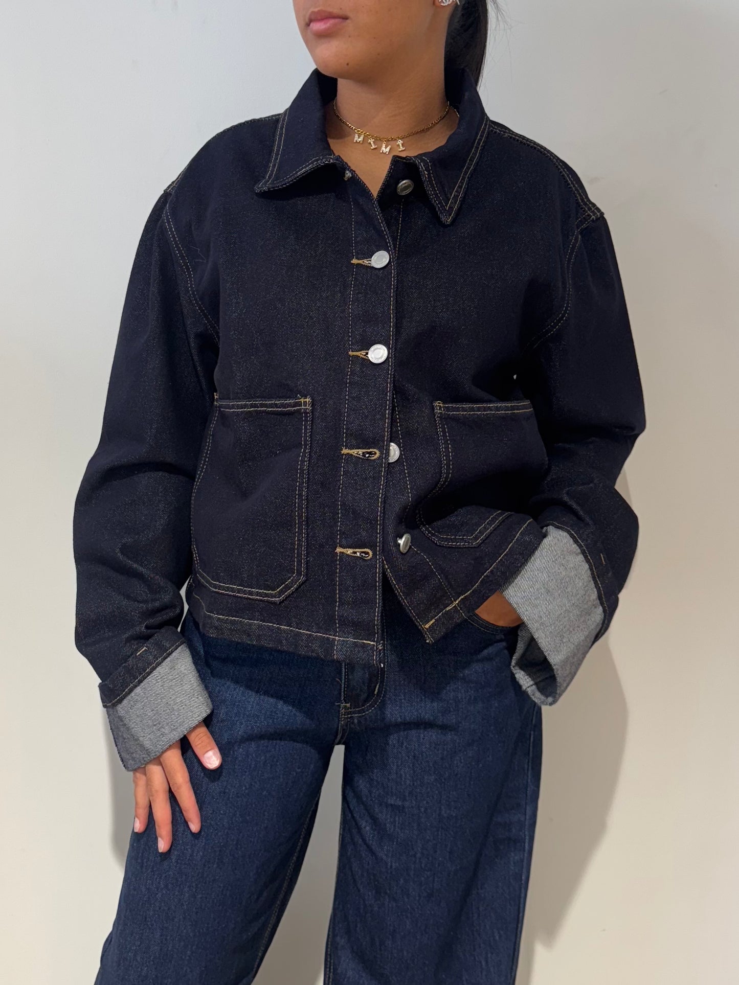 Veste en jean Retro