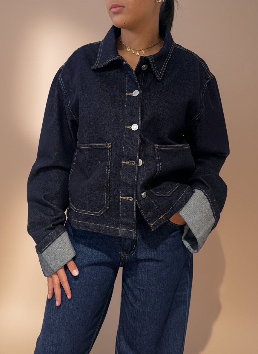 Veste en jean Retro