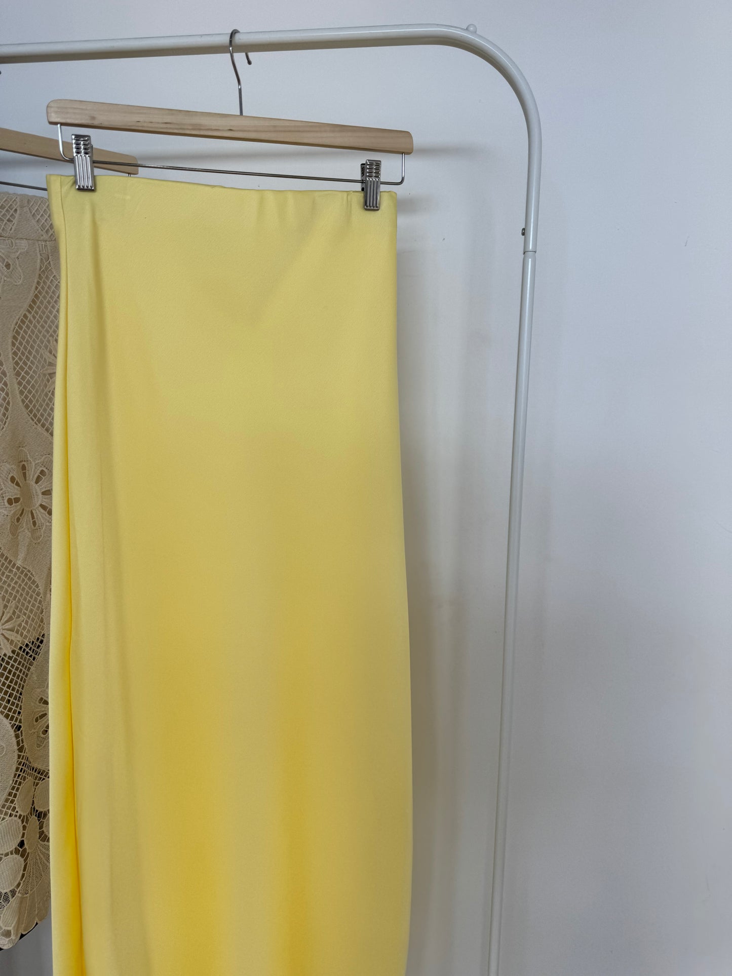 Jupe longue satin
