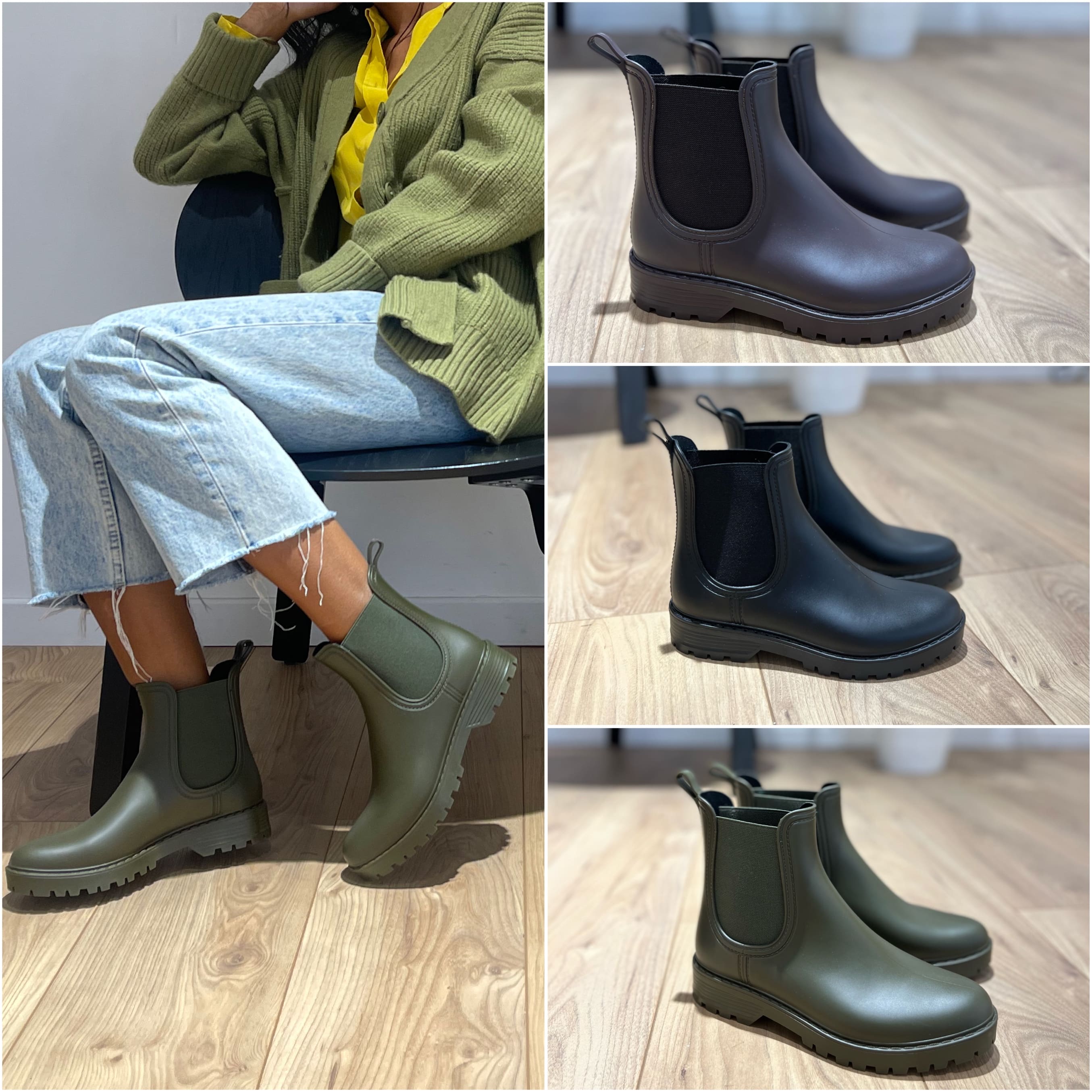 Boots de pluie - 3 Coloris