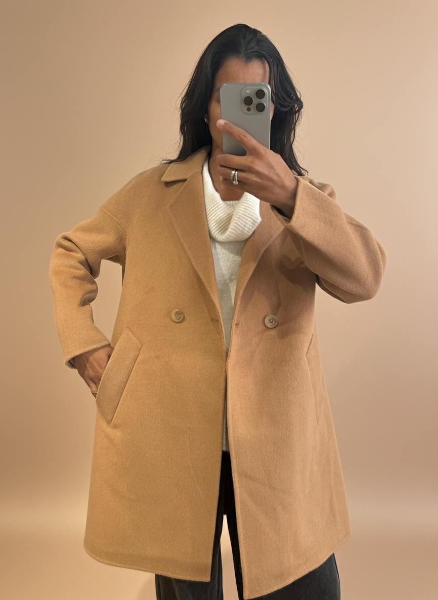 Manteau 70% laine - 3 coloris