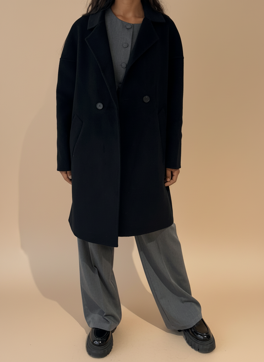 Manteau 70% laine - 3 coloris