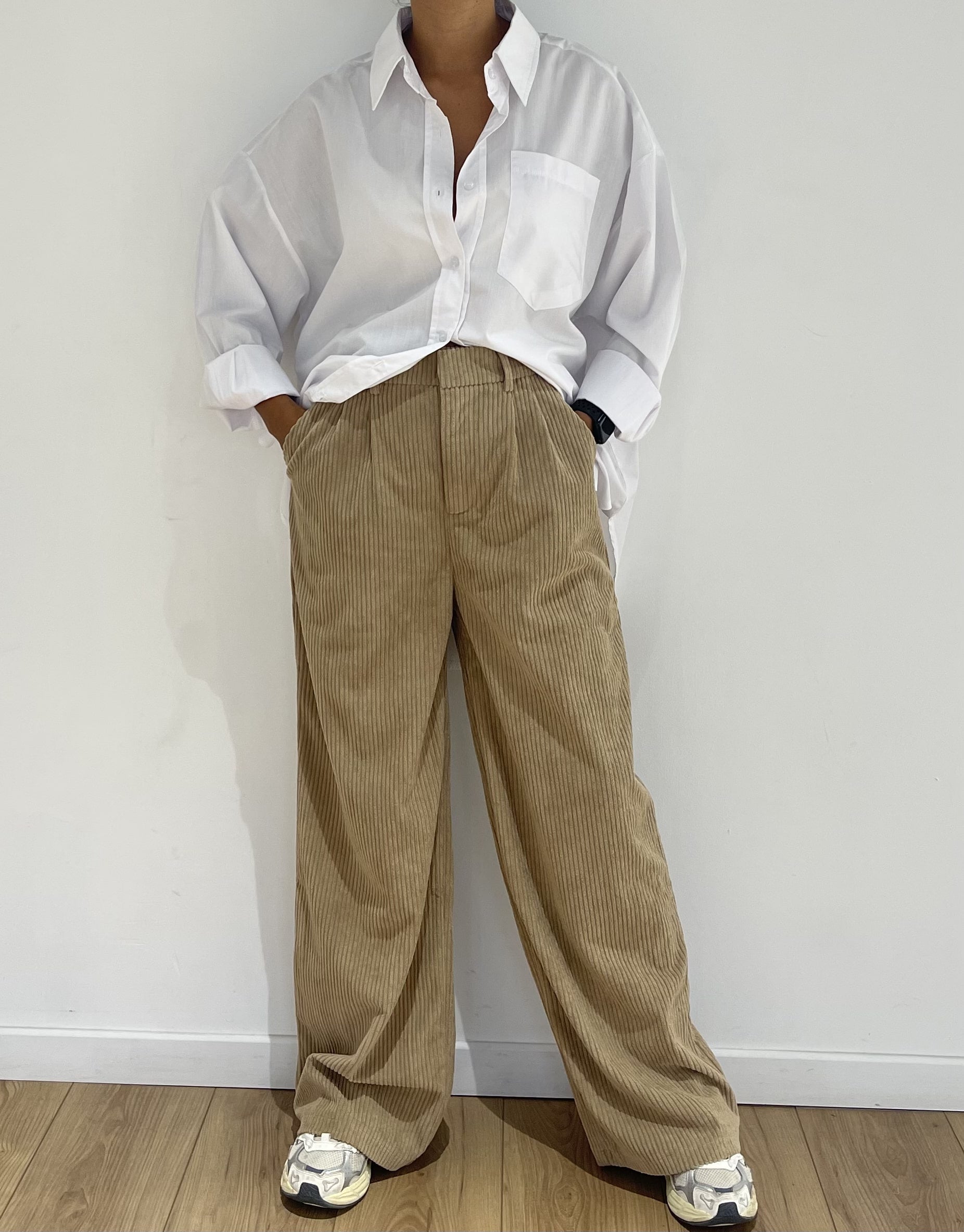 Pantalon Velours Côtelé Closed Pour Femme - Brun - Taille 44 (EU) - Style Décontracté