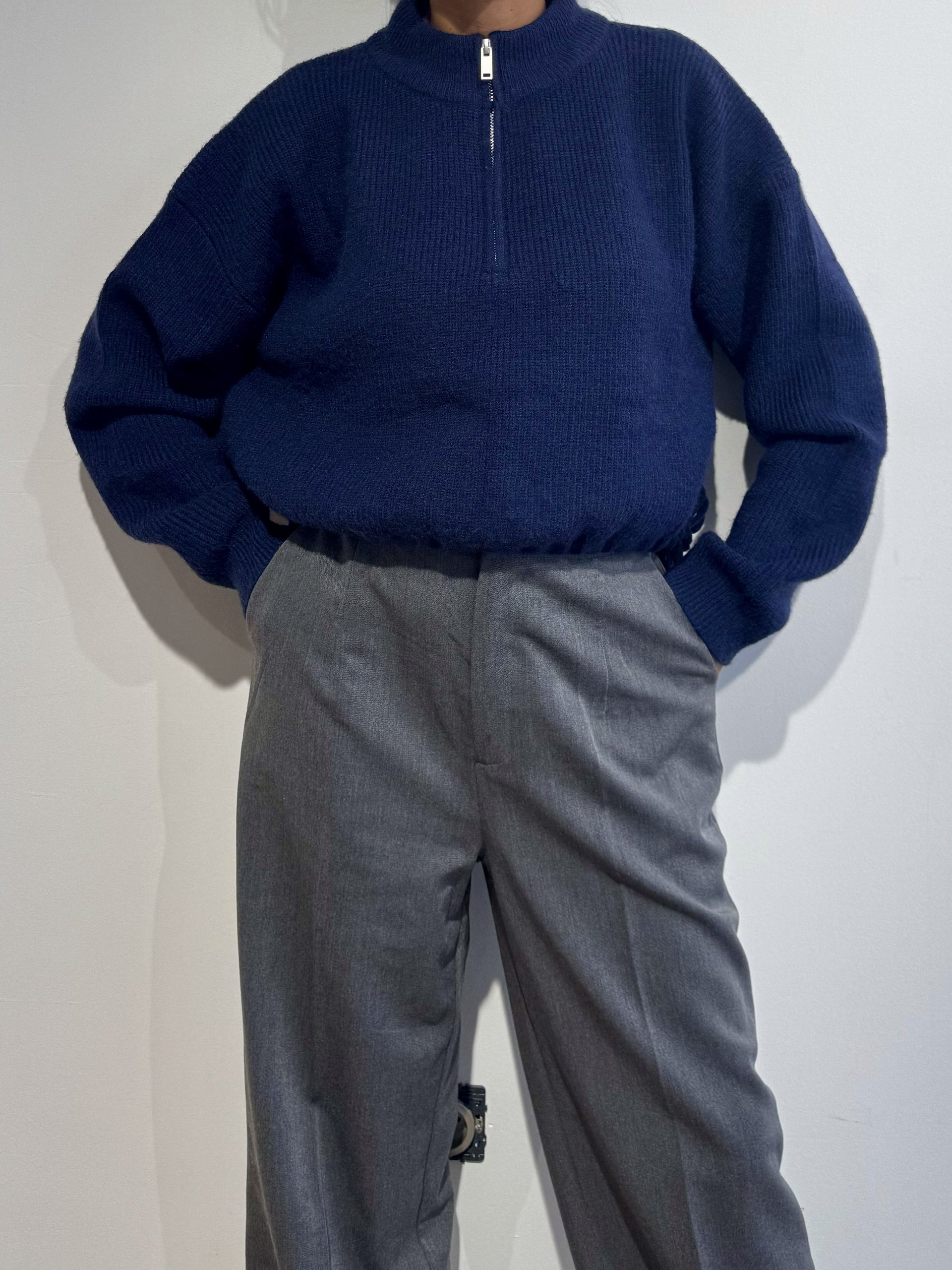 Pull Col Chemise Femme Pull Court Avec Chemise Chemise Bleu Marine