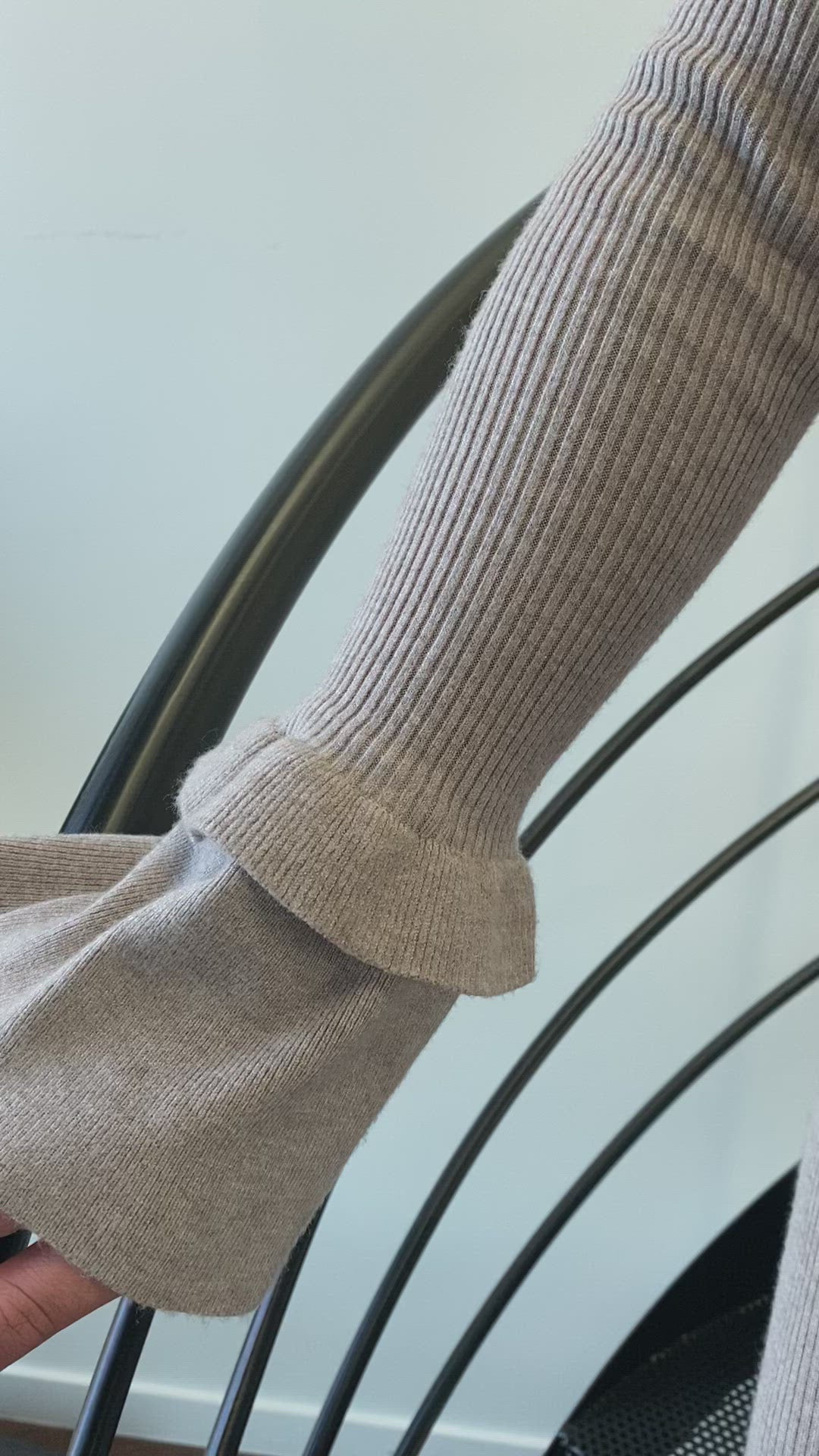 Ensemble maille froufrou - 2 Coloris
