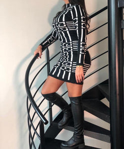 🔴Robes Davinci Noir/Blanc