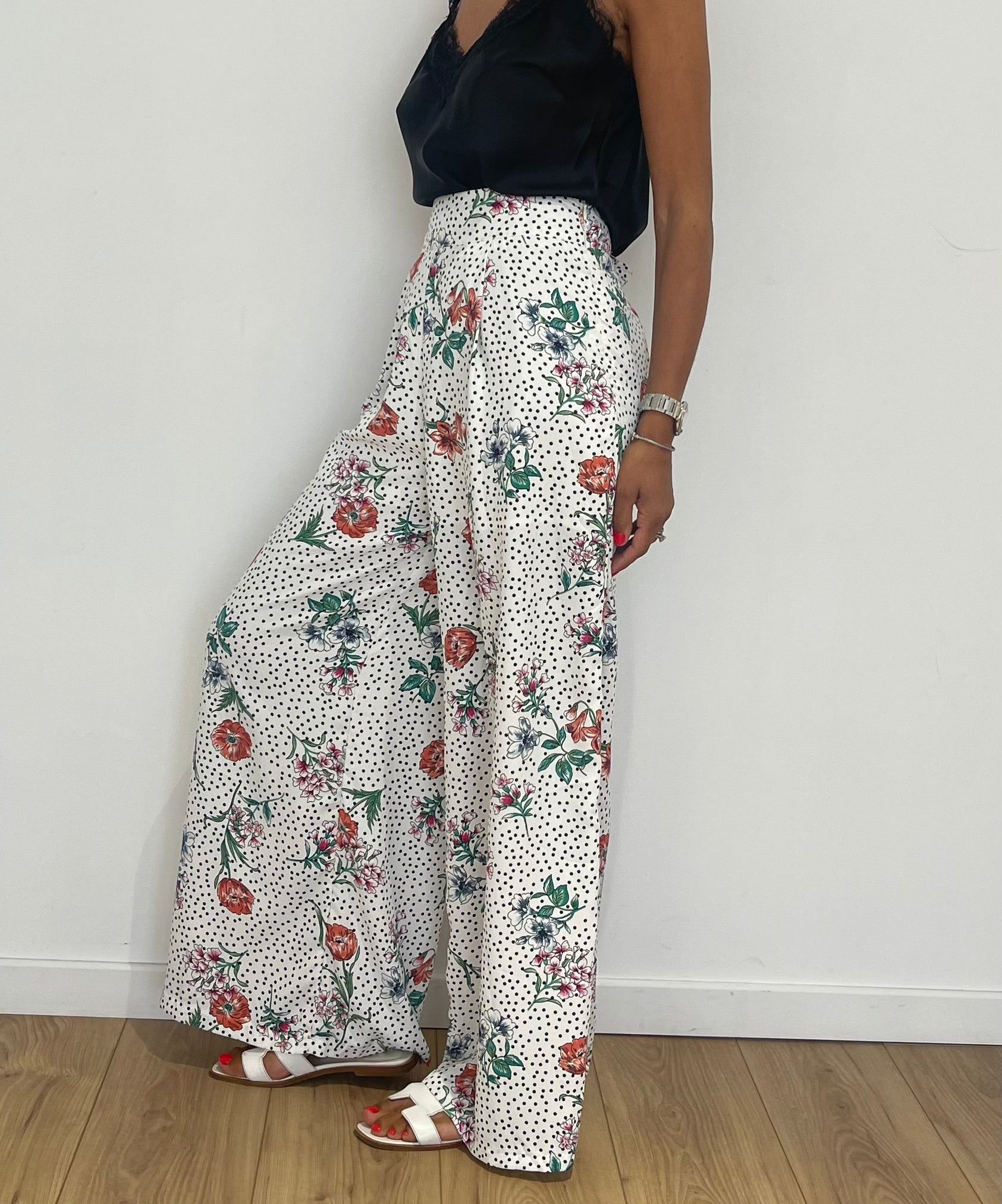 Pantalon Extra-Large Petit pois