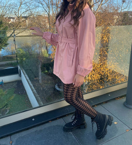 Veste robe sky rose