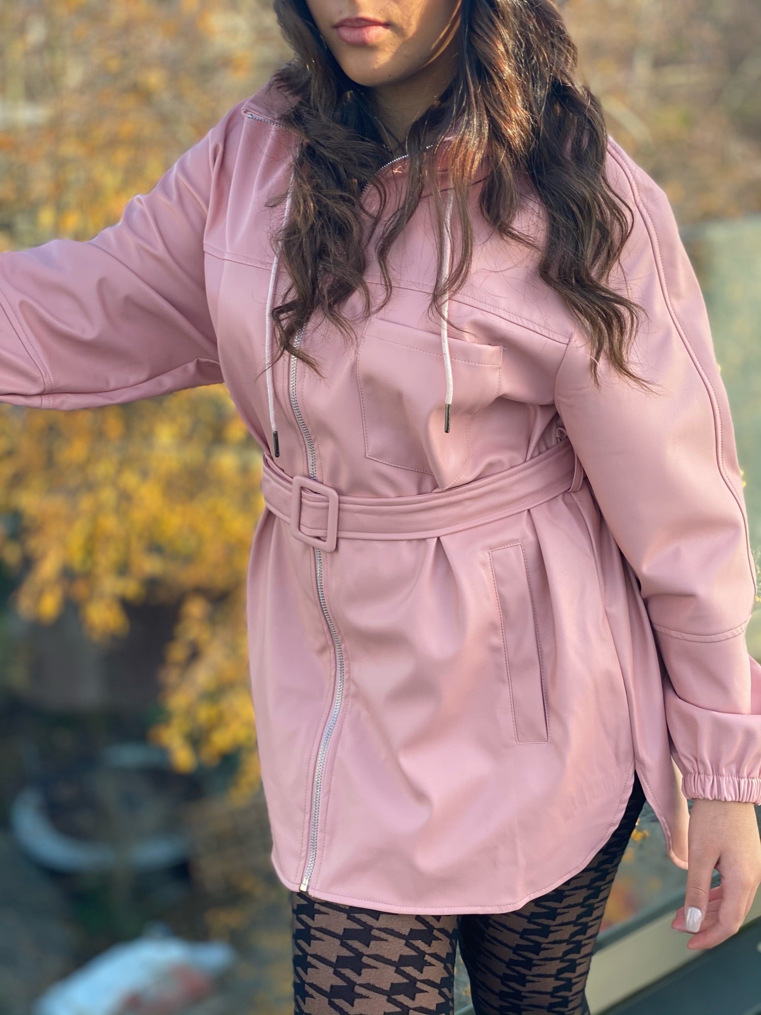Veste robe sky rose