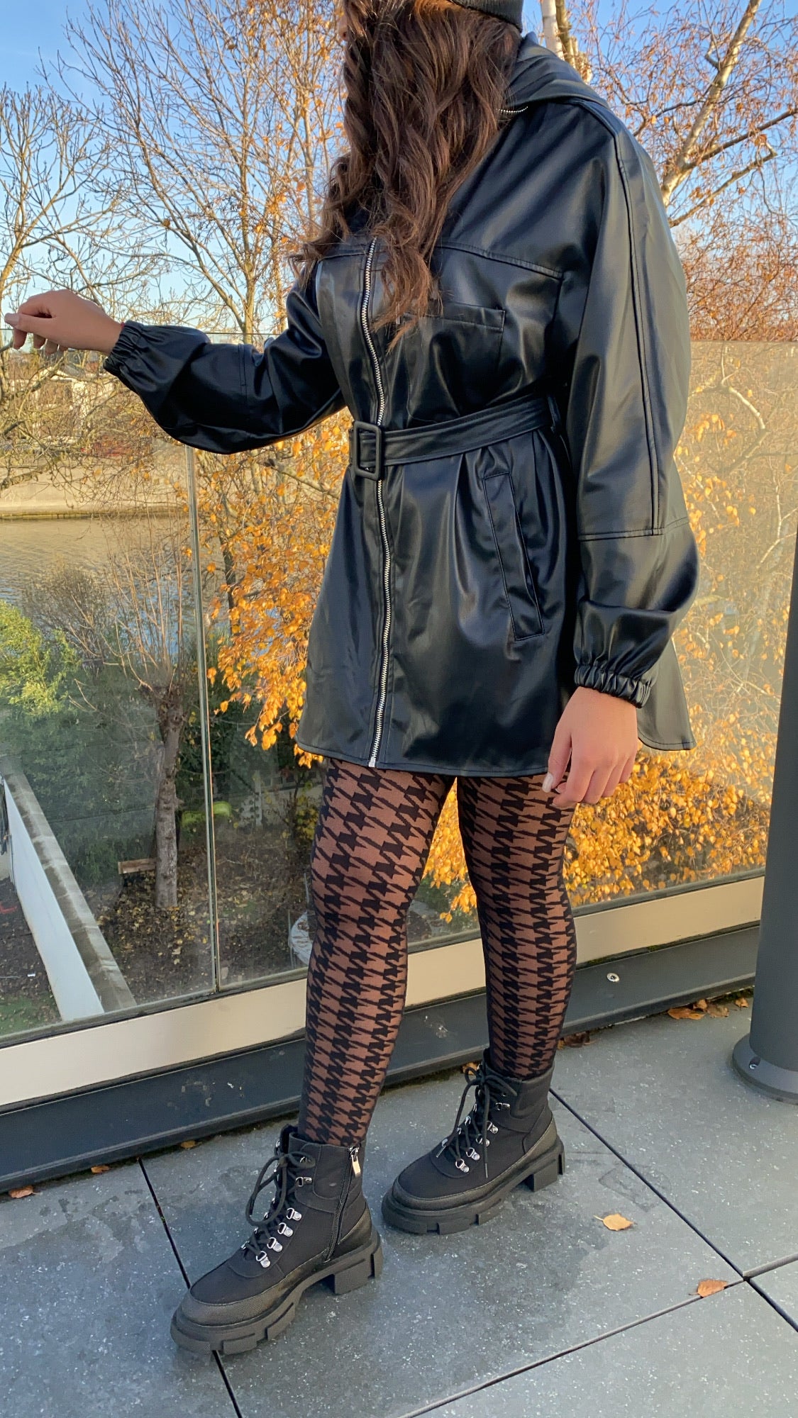 Veste robe sky noir