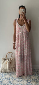 Robe longue fleurie Lola