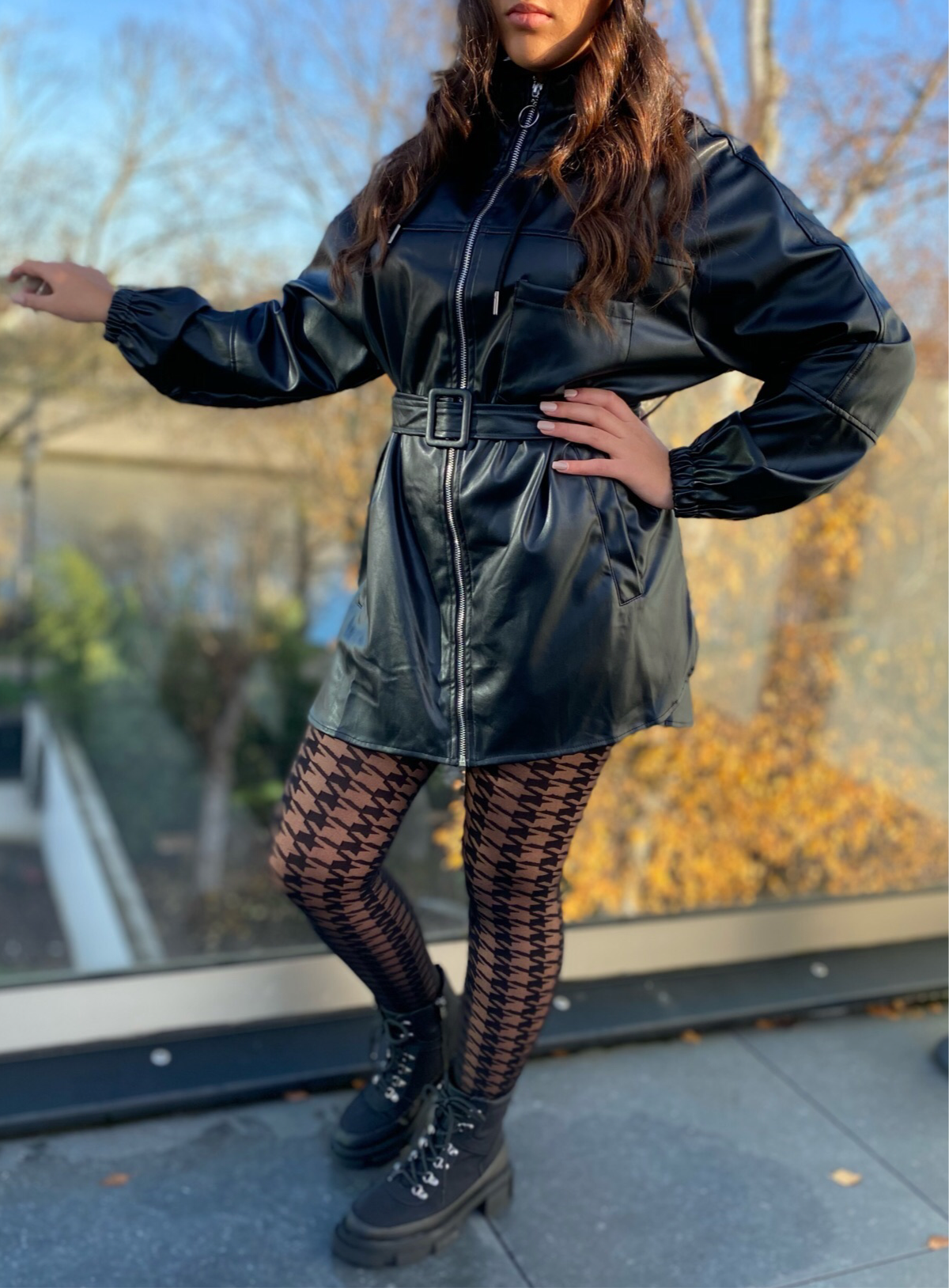Veste robe sky noir