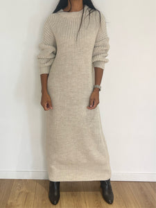 Robe grosse maille