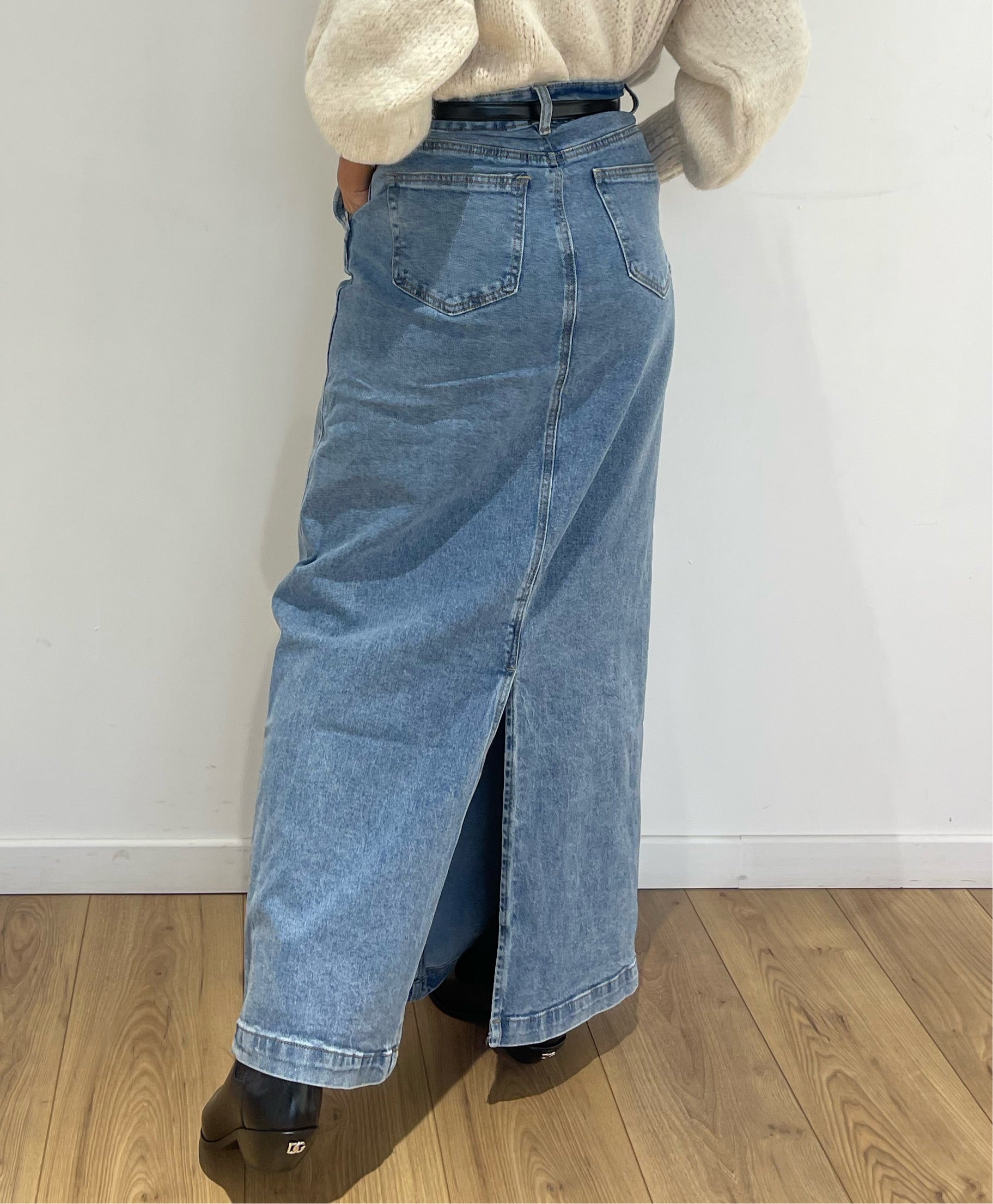Maxxi jupe en jeans