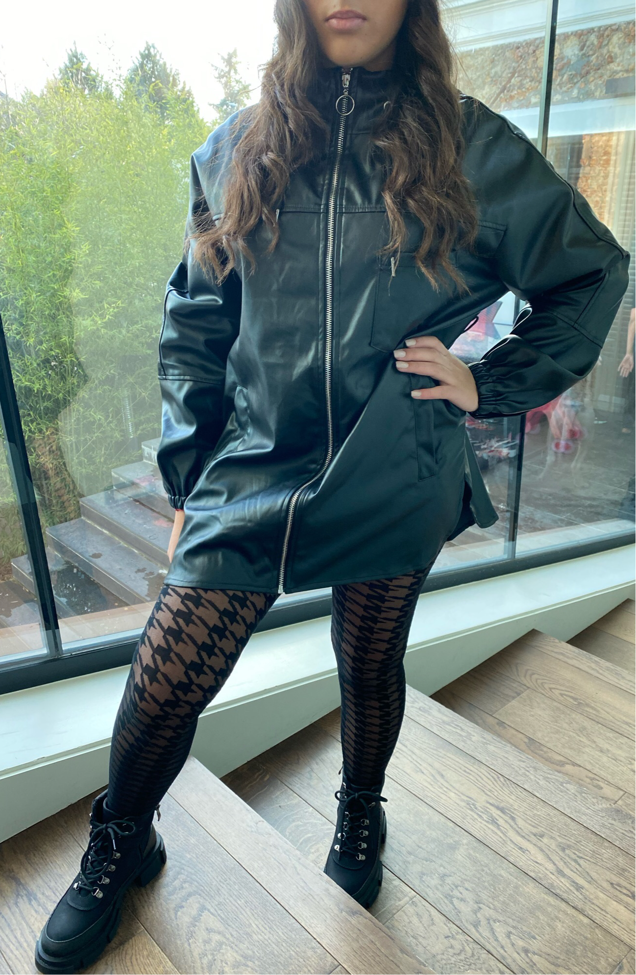 Veste robe sky noir