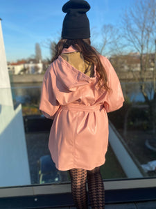 Veste robe sky rose