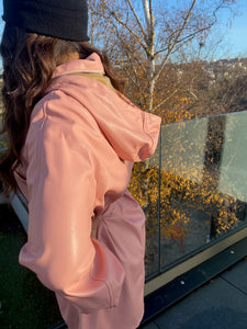 Veste robe sky rose