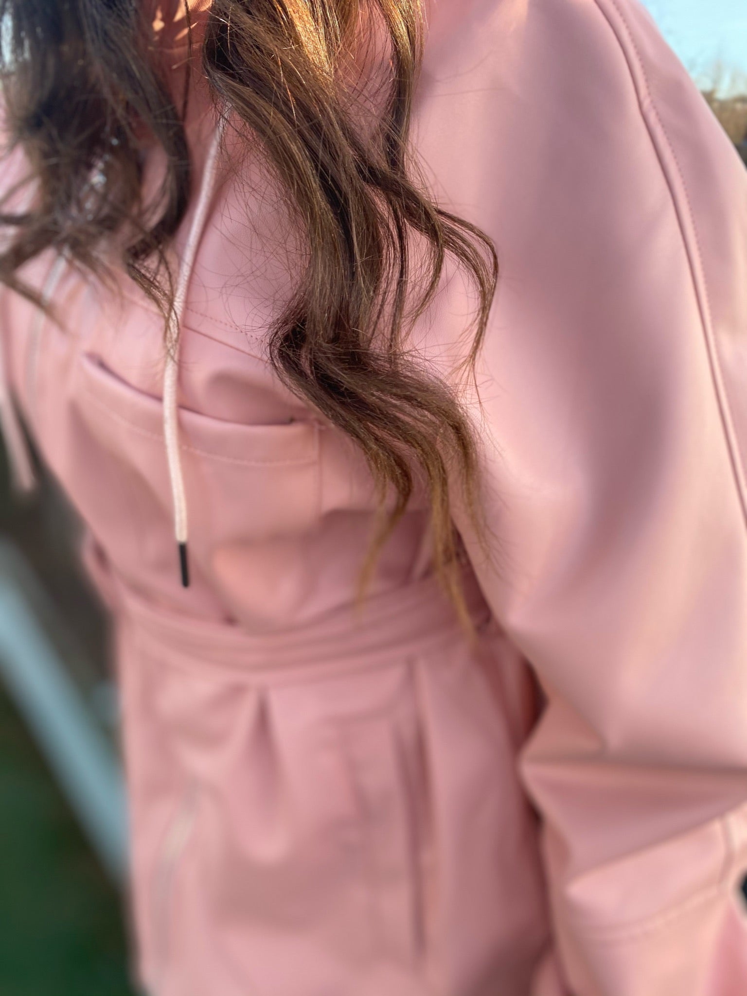 Veste robe sky rose