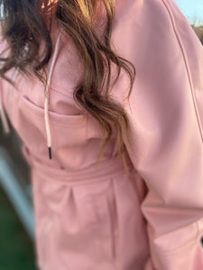 Veste robe sky rose
