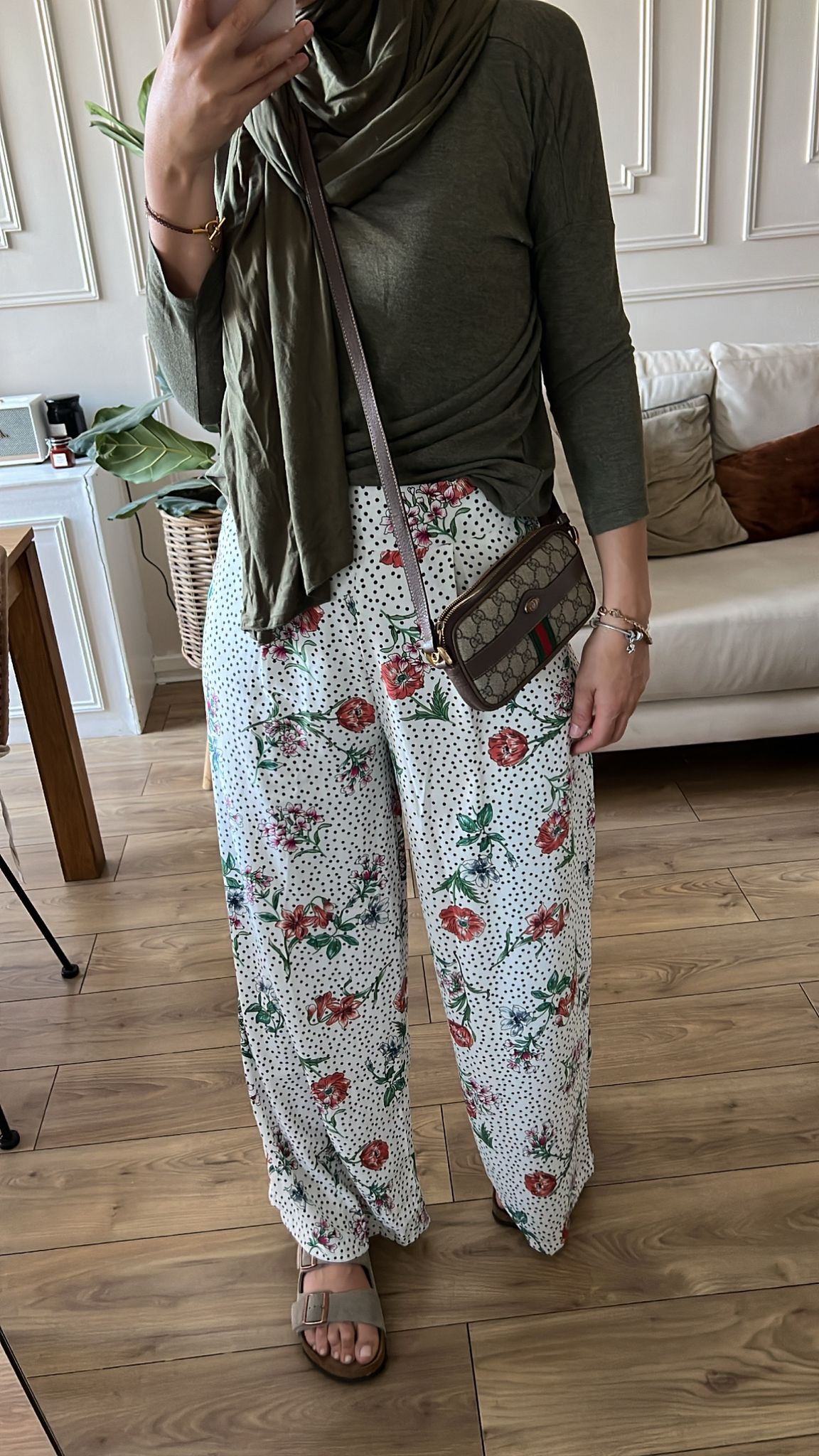 Pantalon Extra-Large Petit pois